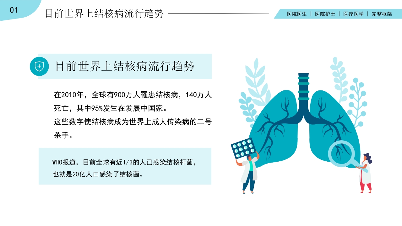 肺结核肺病感染科医疗医学