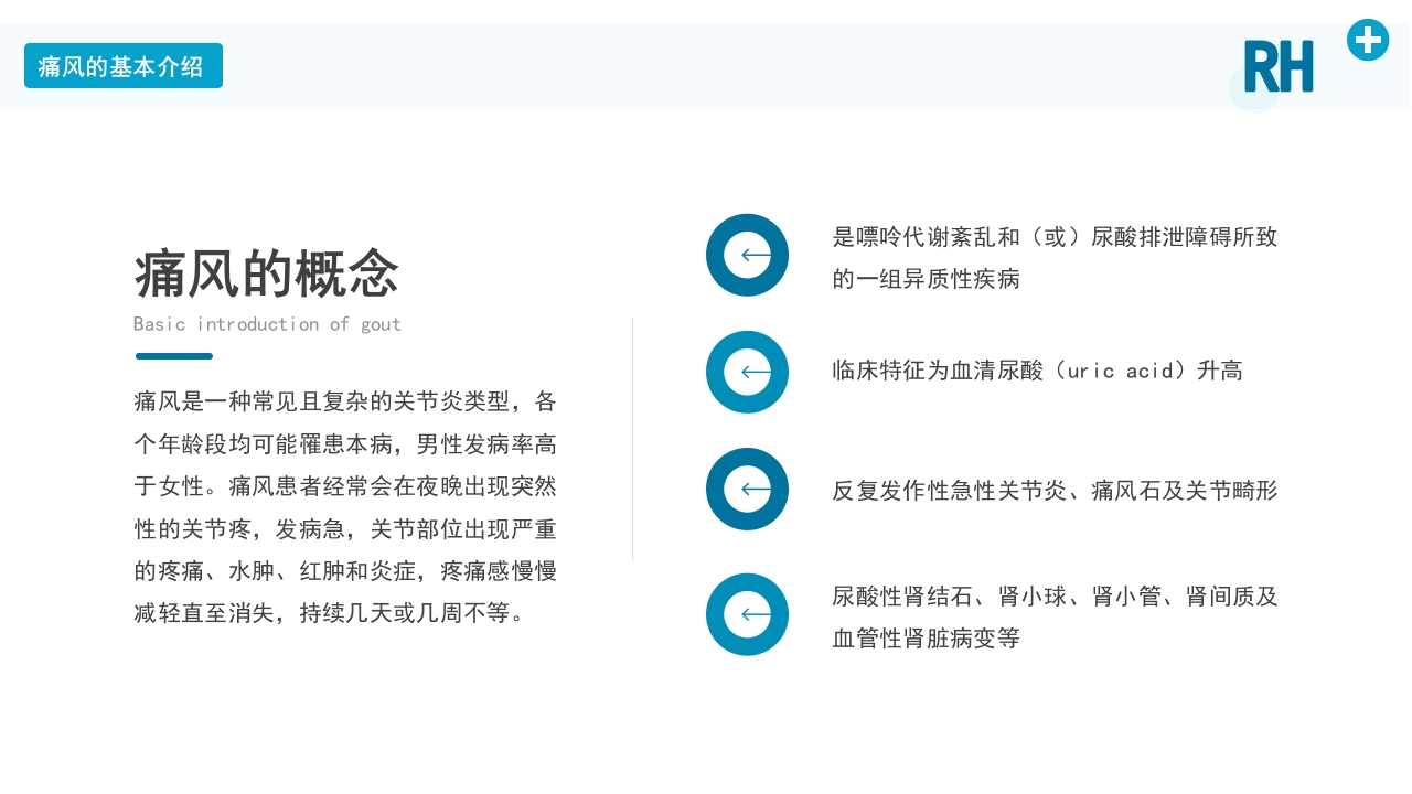 风湿性痛风内科医疗保健医学教程
