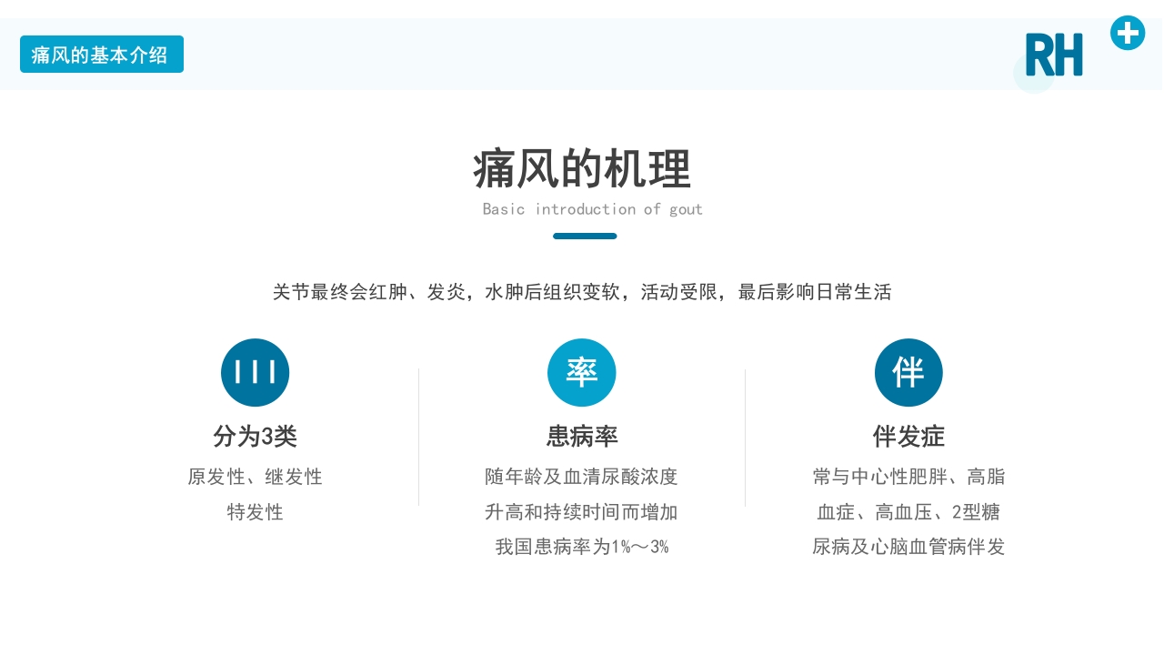 风湿性痛风内科医疗保健医学教程