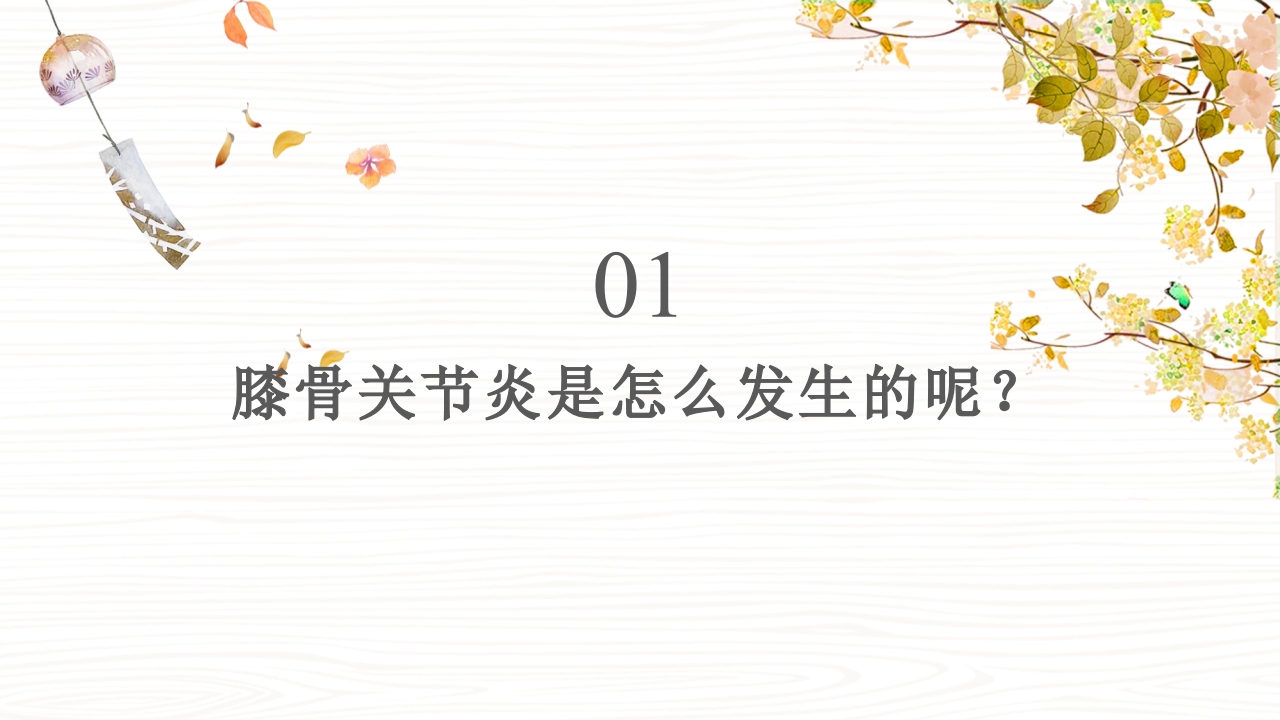 骨性关节炎患者健康宣教课件