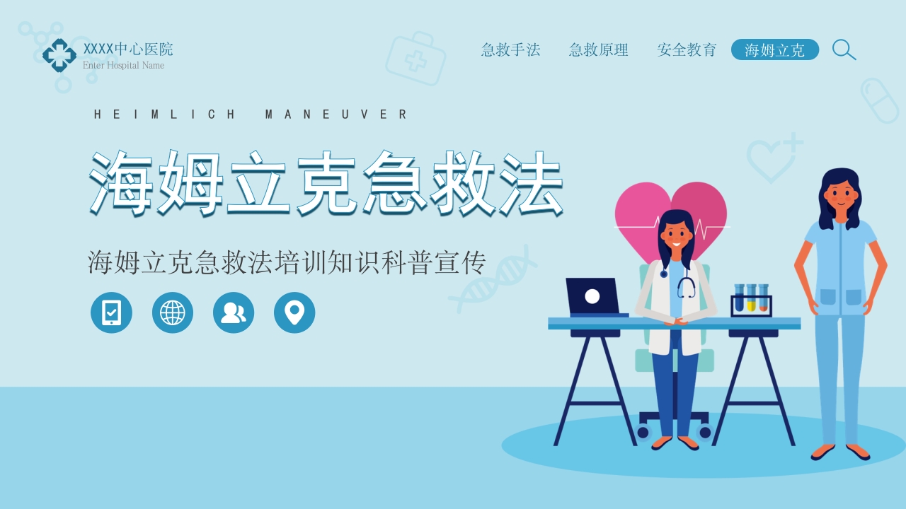 海姆立克急救法模板