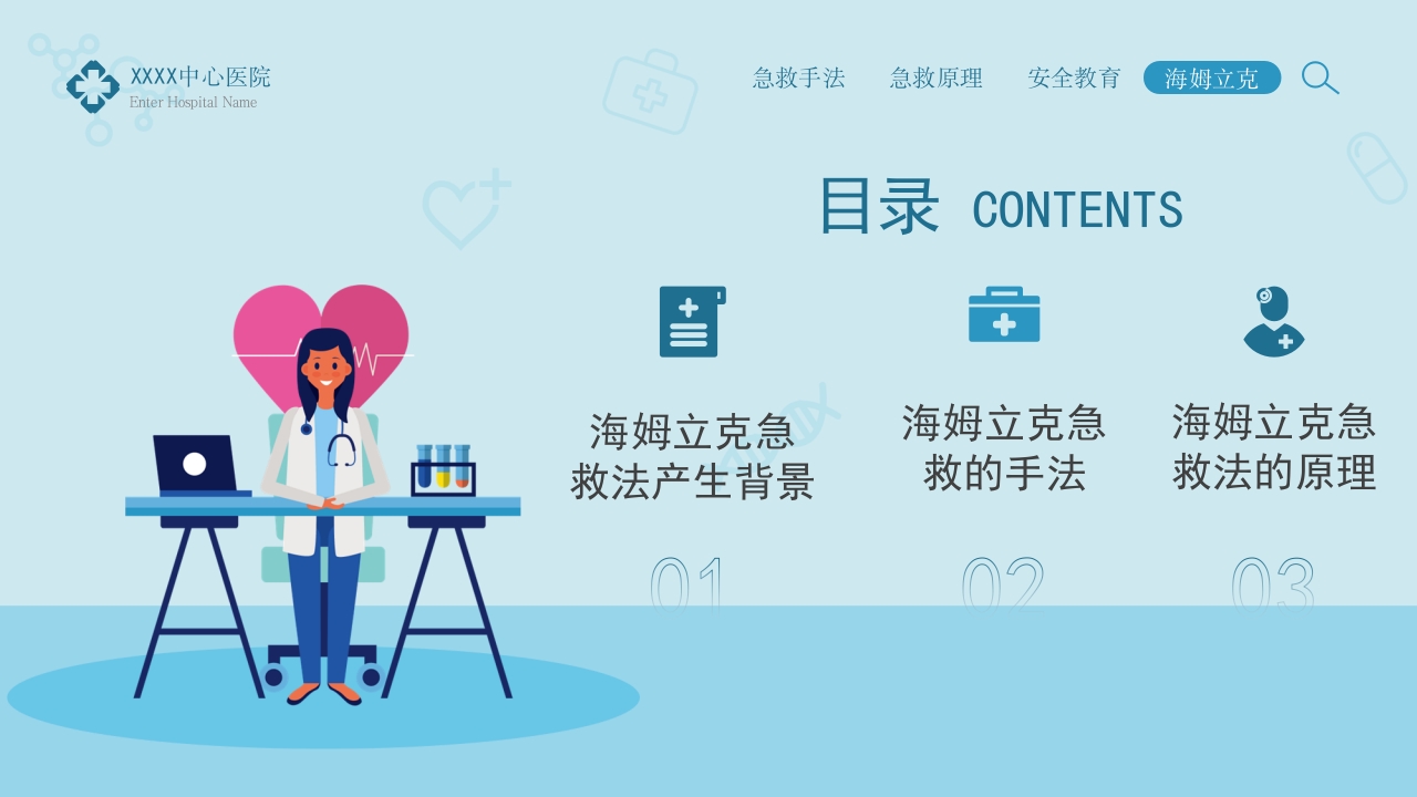 海姆立克急救法模板