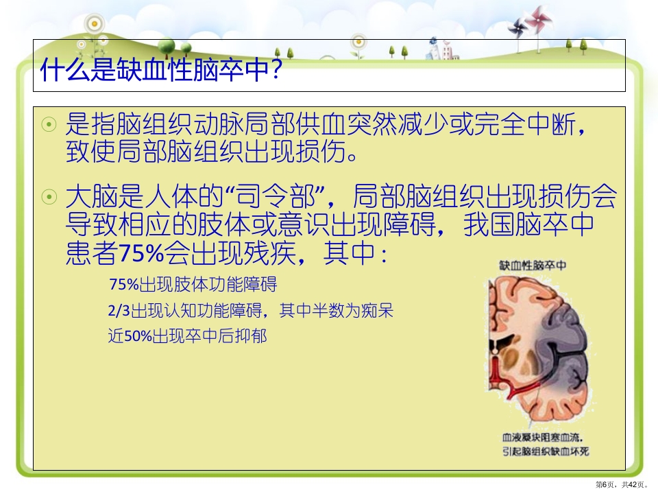 脑卒中健康宣教