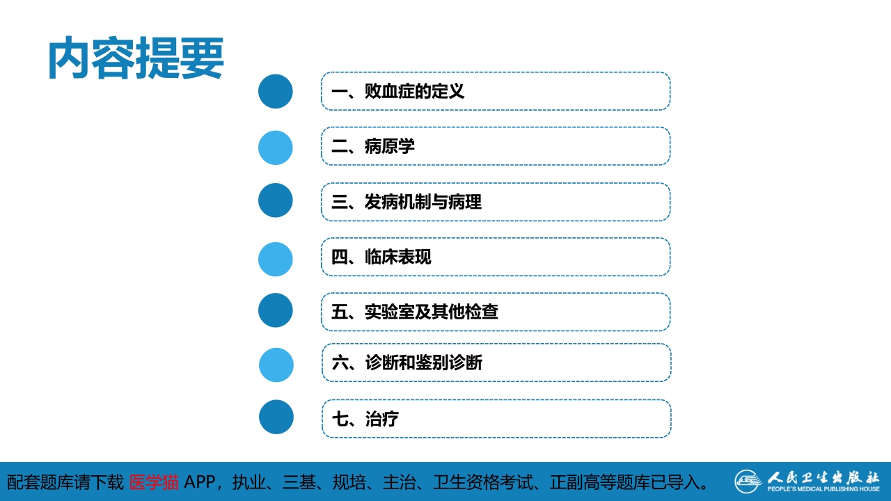 第四章 细菌性传染病 第十四节 败血症