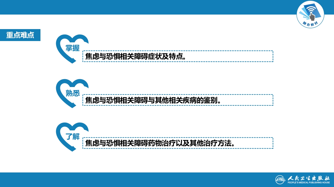 第十章 焦虑与恐惧相关障碍