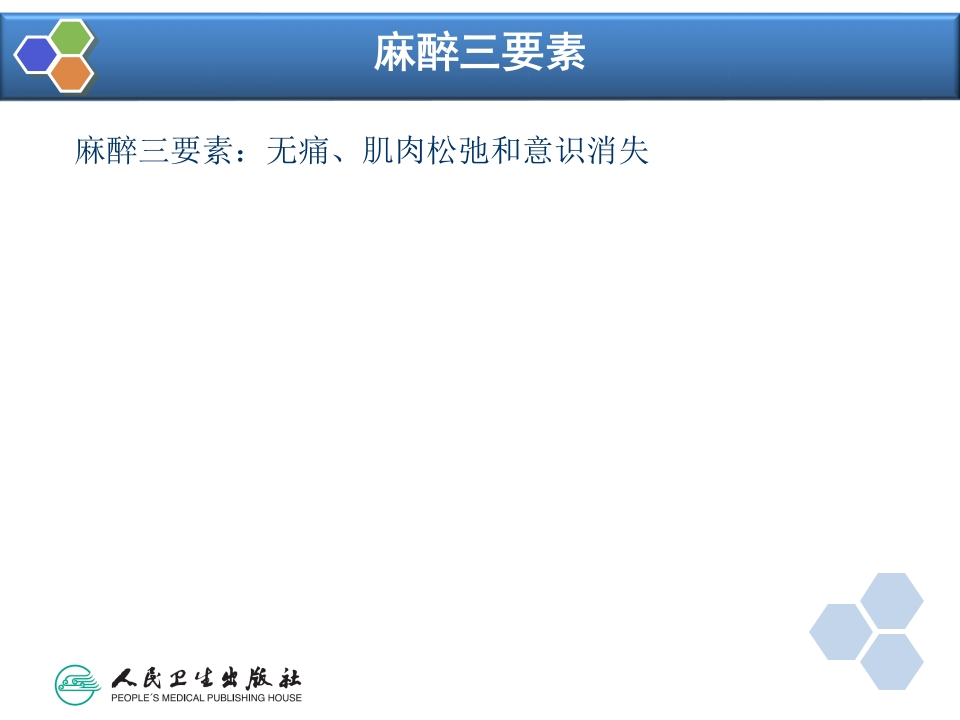 第11章 复合麻醉与联合麻醉