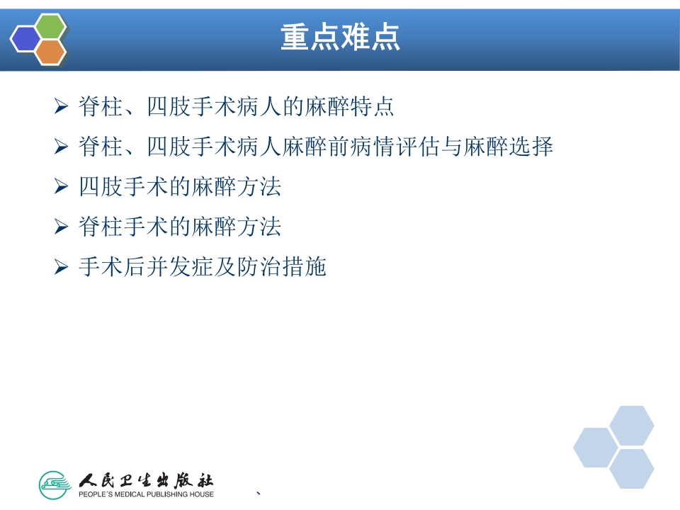 第25章 脊柱、四肢手术的麻醉