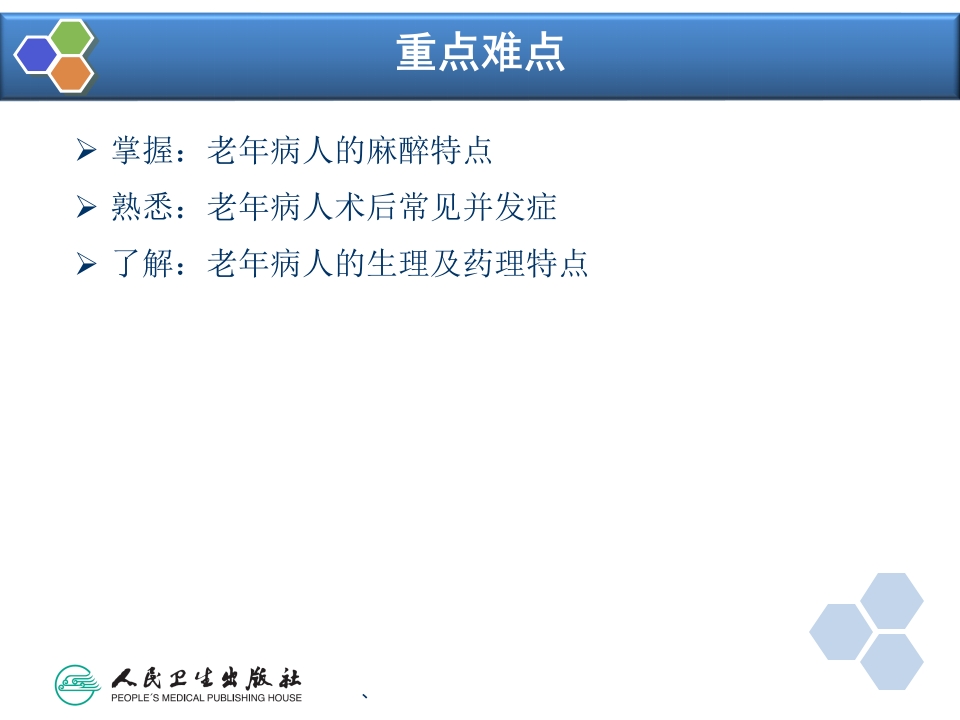 第29章 老年病人手术的麻醉