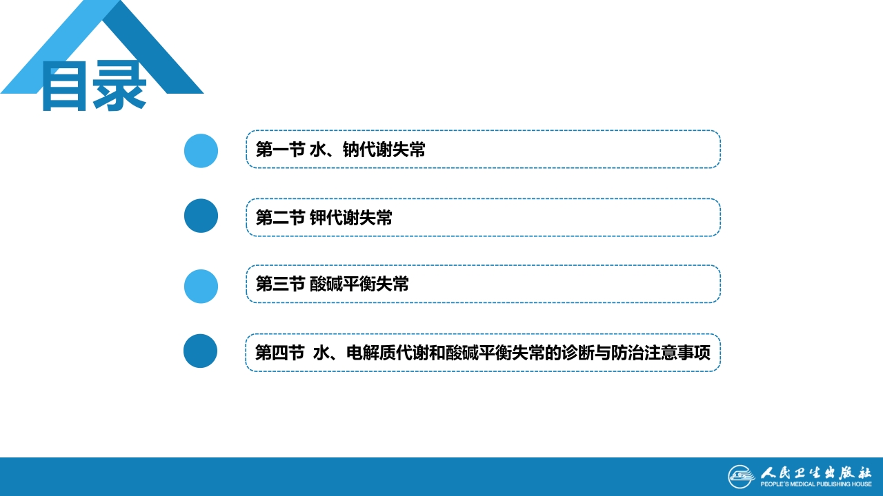 第二十六章 水、电解质代谢和酸碱平衡失常