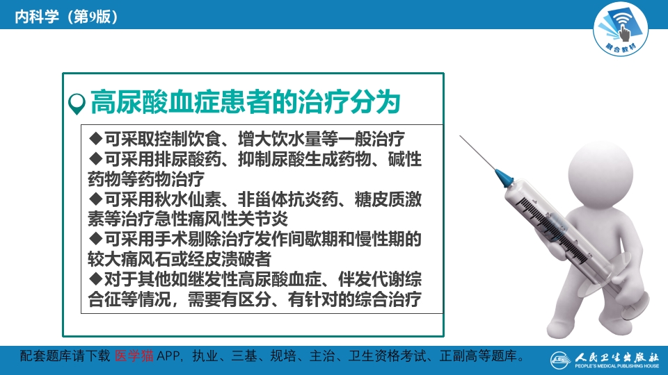 第二十七章 高尿酸血症---本章小结