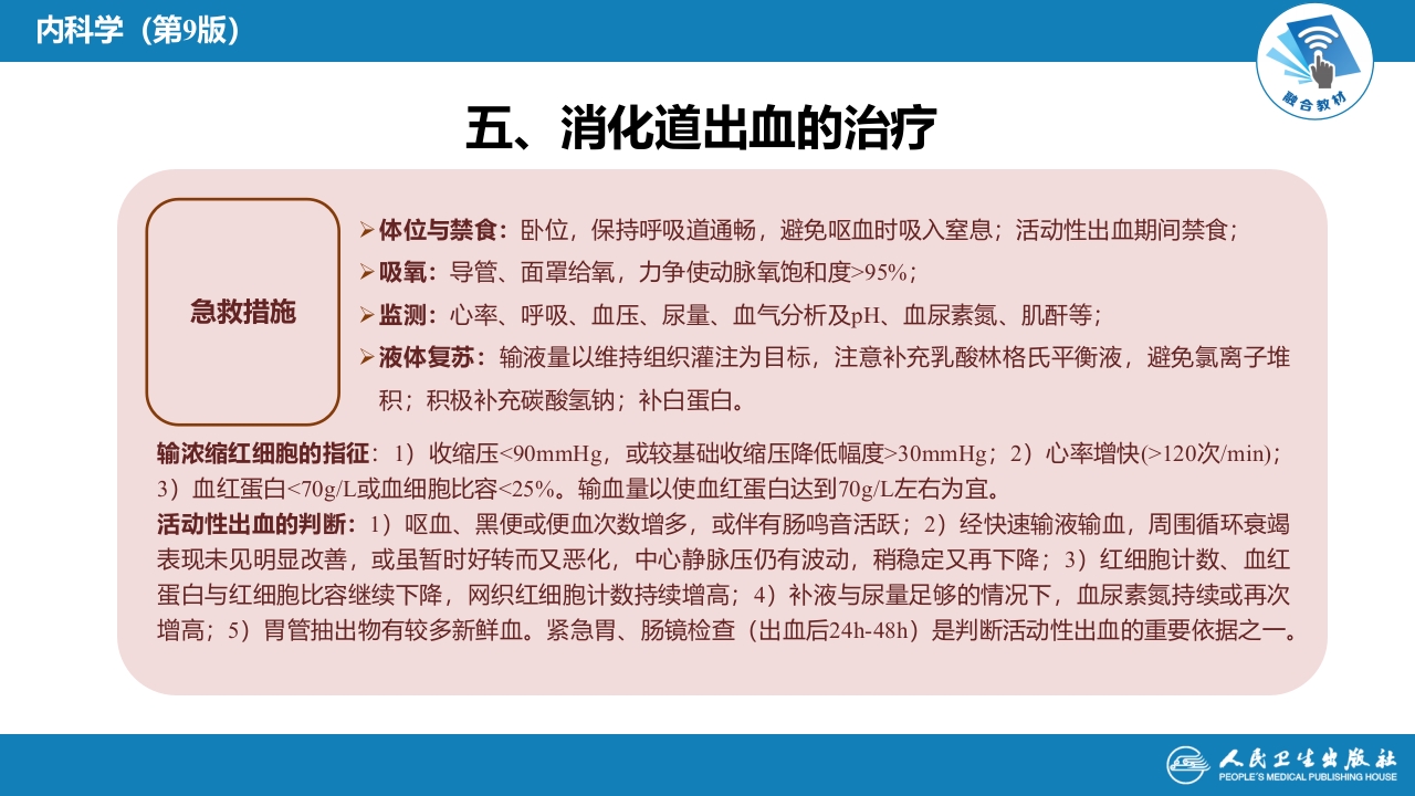 第二十五章 消化道出血