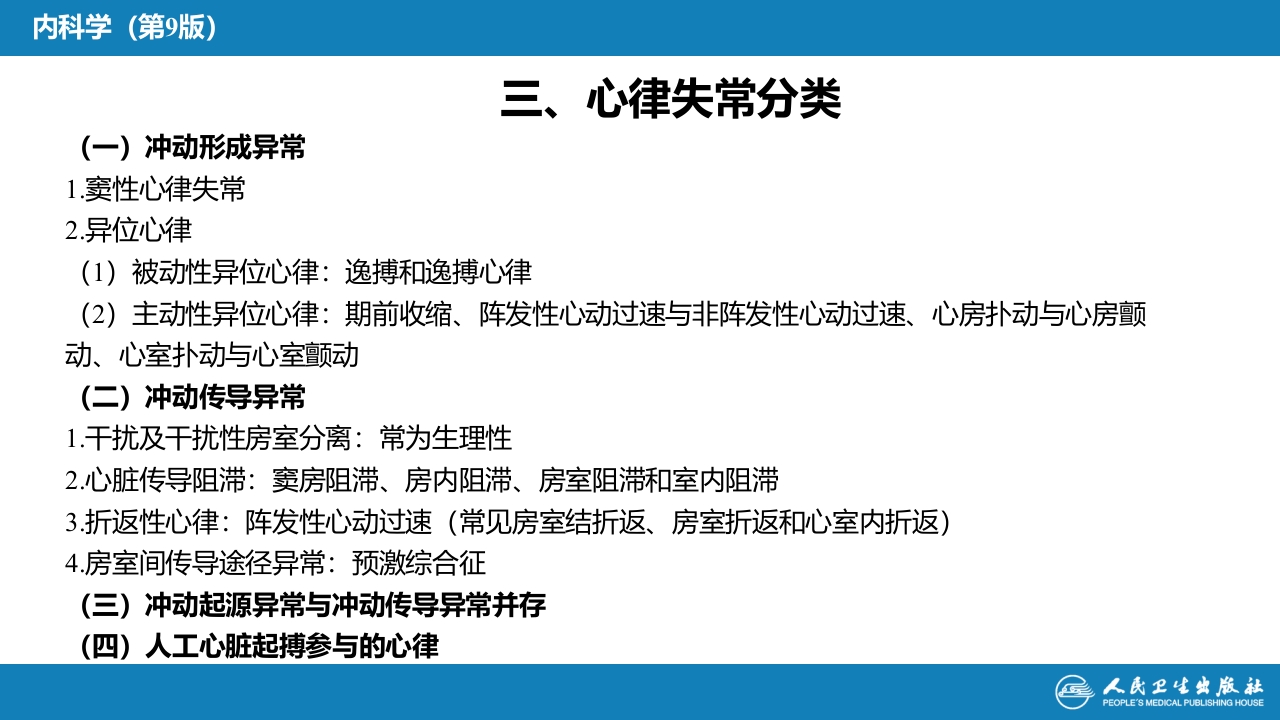 第三章 心律失常