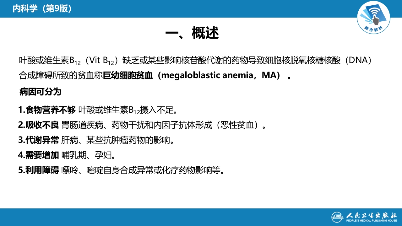 第四章 巨幼细胞贫血