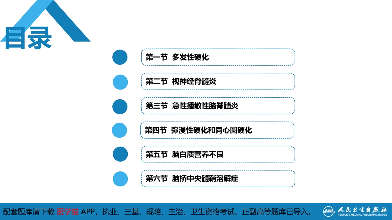 第十三章 中枢神经系统脱髓鞘疾病