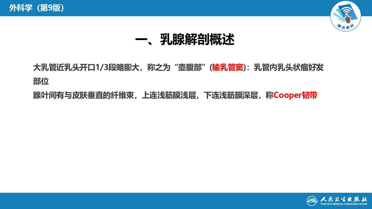 第二十三章 乳房疾病 第一、二、三、四、五节