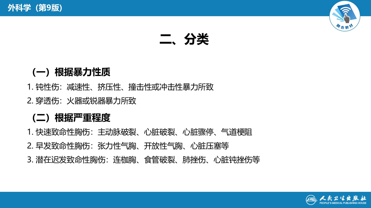 第二十四章 胸部损伤