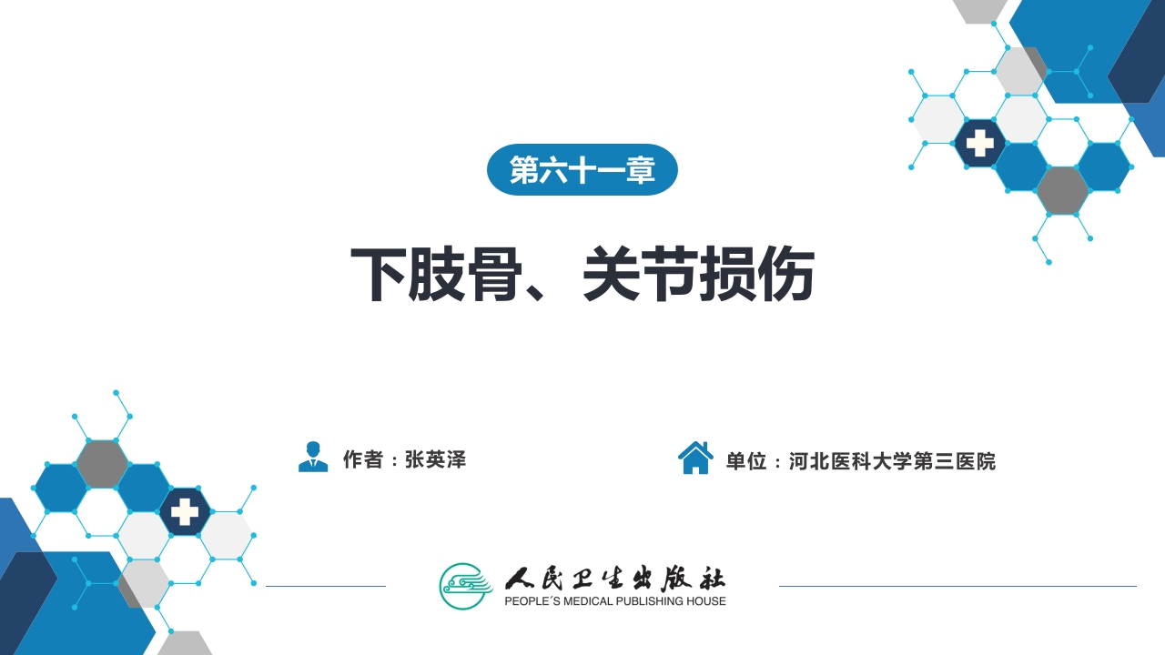 第六十一章 下肢骨、关节损伤 第九、十、十一、十二节