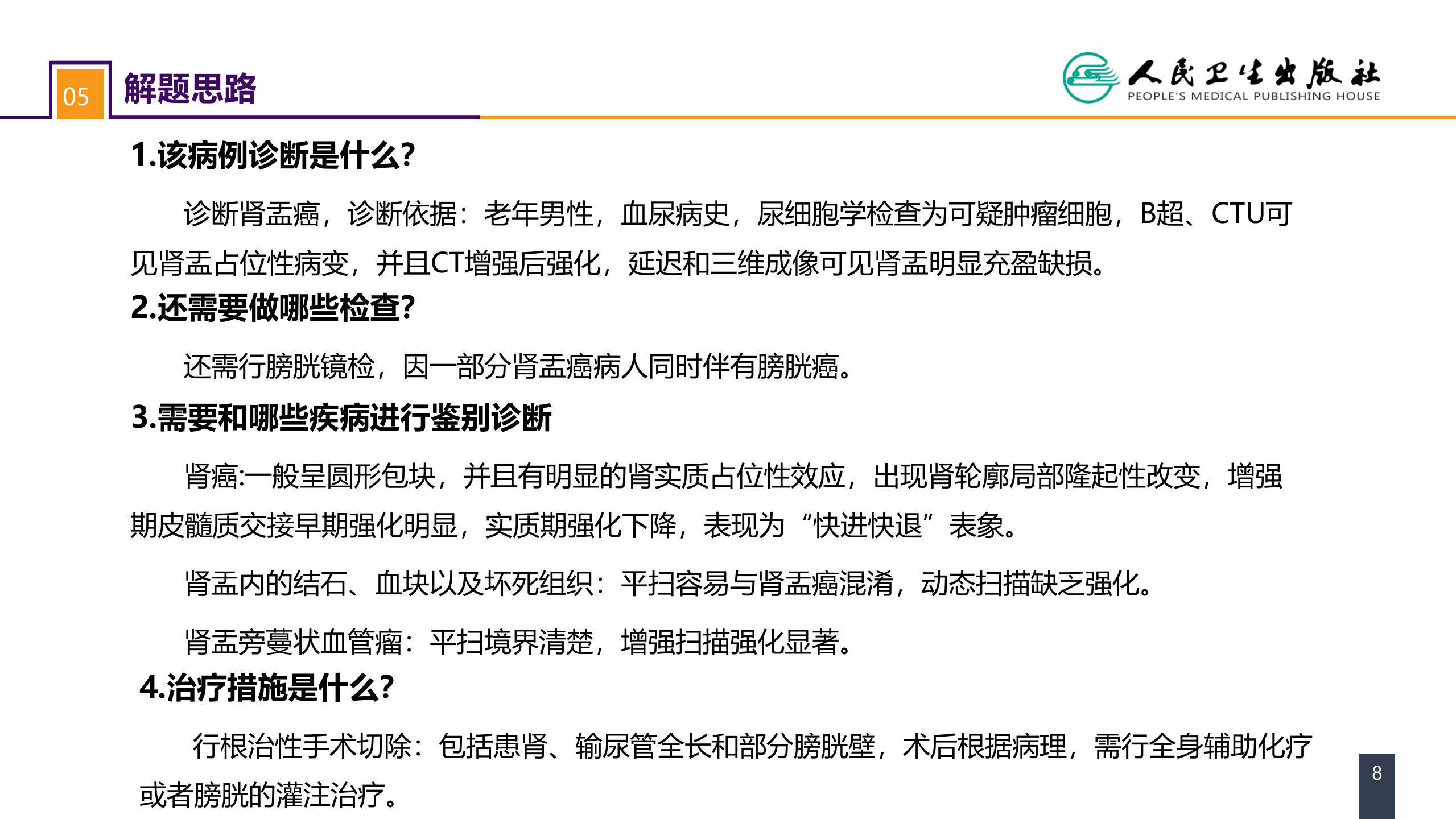 第五十三章 泌尿、男生殖系统肿瘤 案例分析-肾盂癌