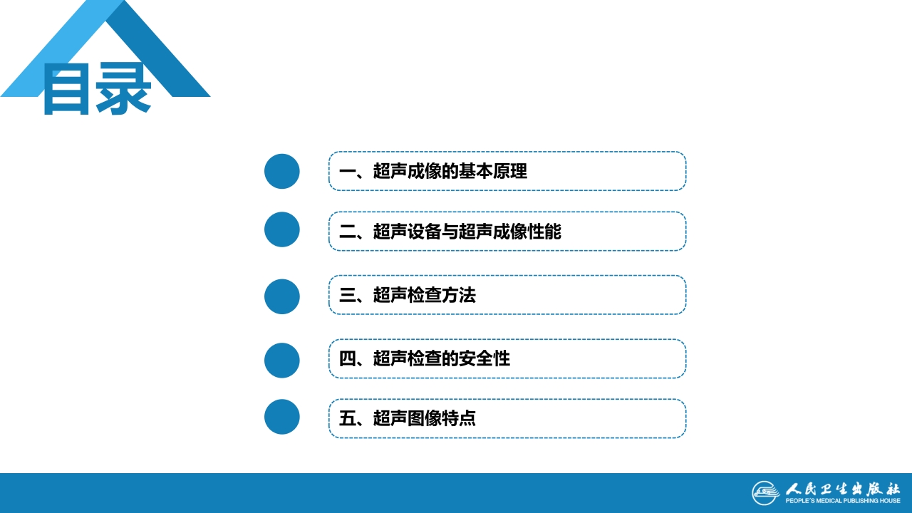 第一章 影像诊断学总论 第三节 超声成像