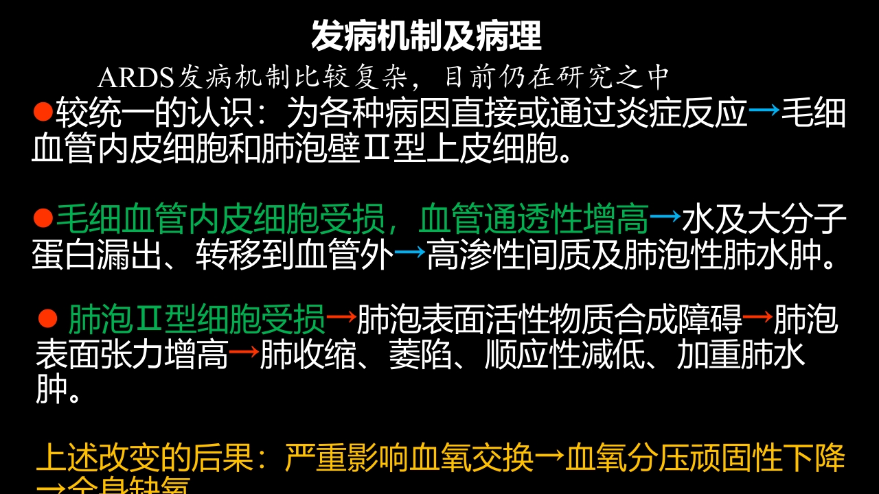 急性呼吸窘迫综合征(ARDS)的-影像学表现