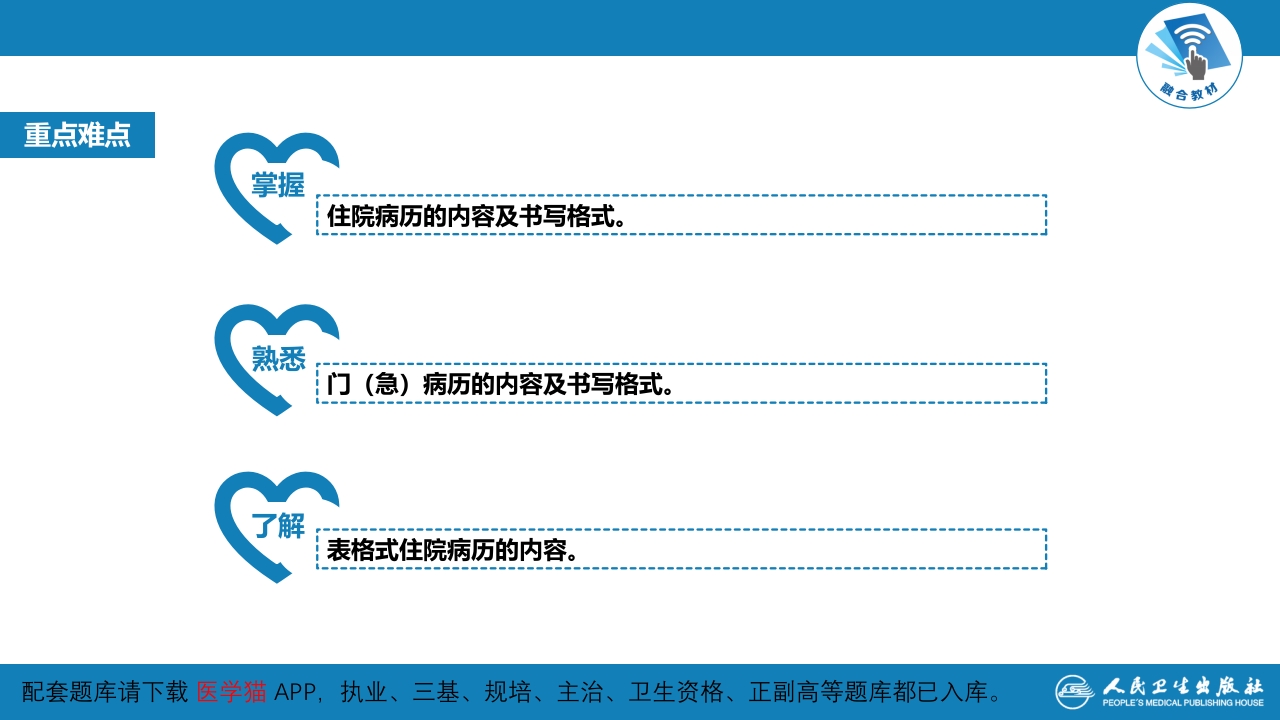第六篇 病历书写 第二章 病历书写格式及内容