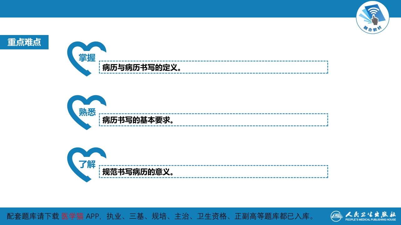 第六篇 病历书写 第一章 病历书写的基本要求