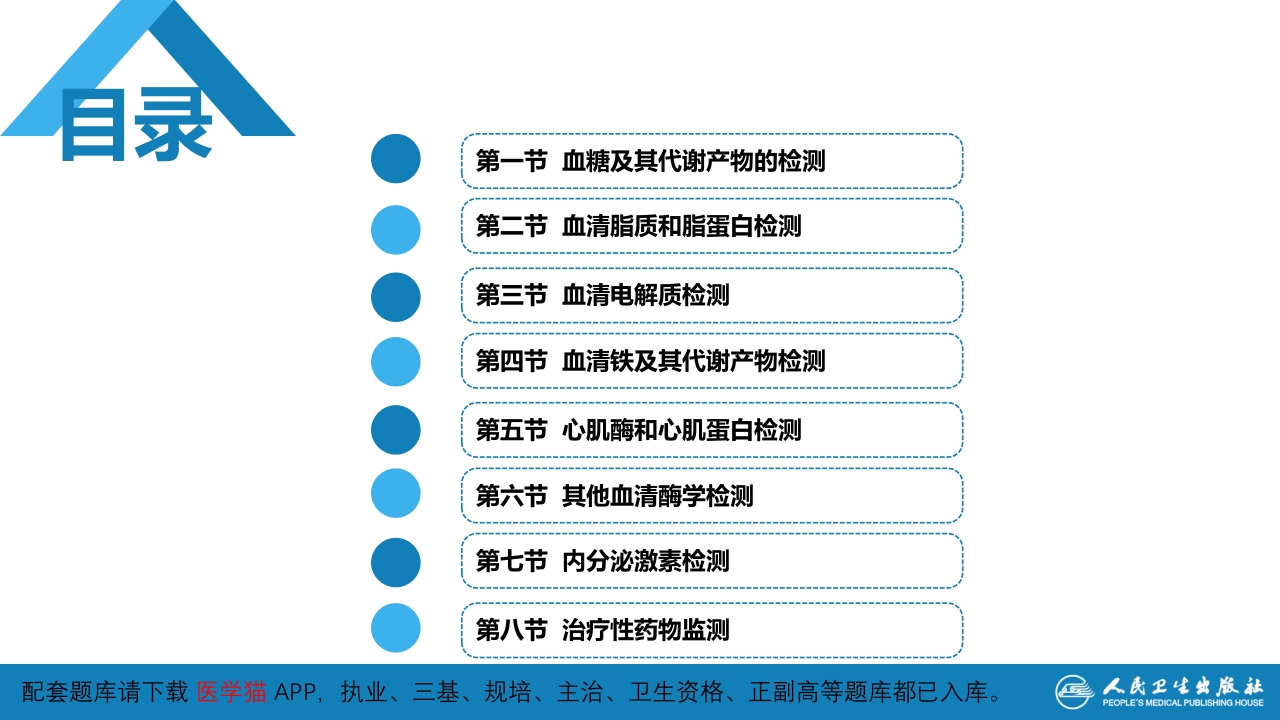 第四篇 实验诊断 第七章 临床常用生物化学检测