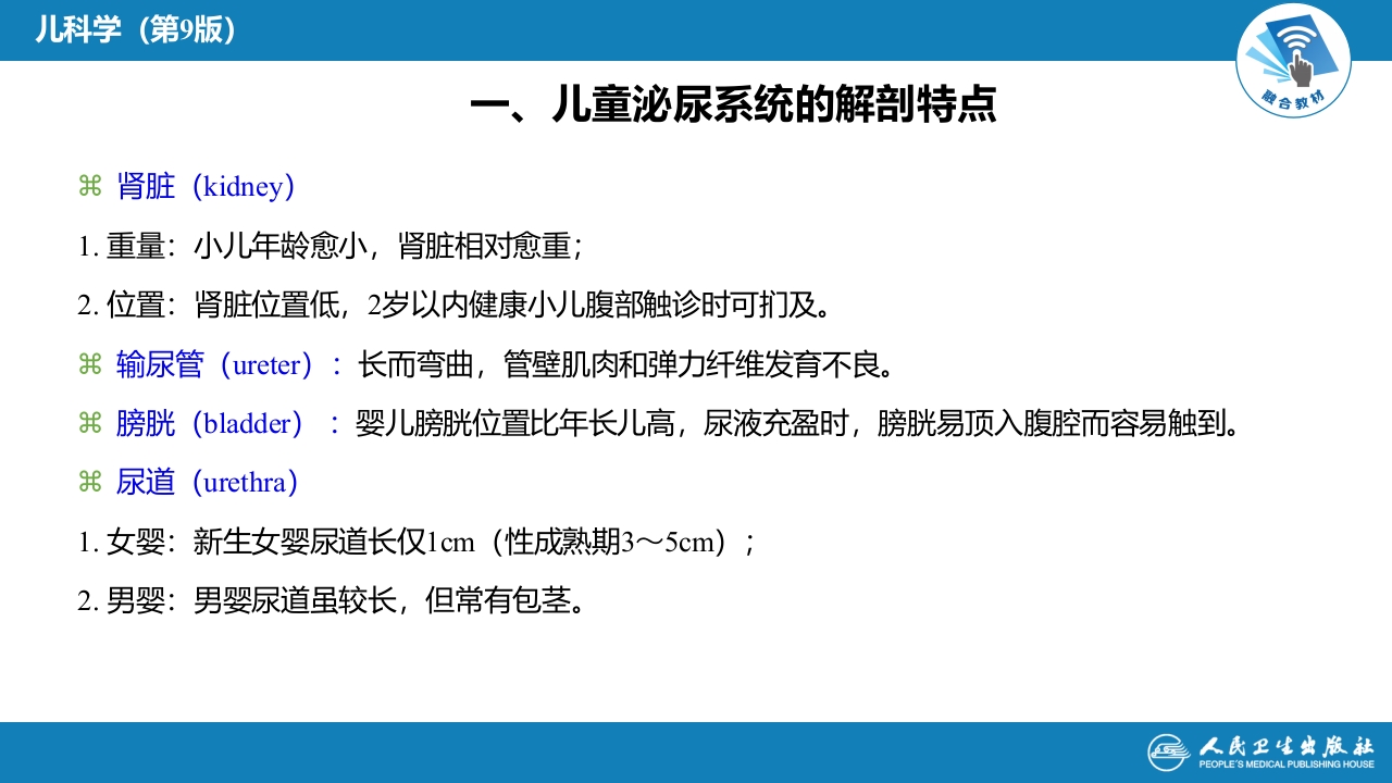 第十二章 泌尿系统疾病 第一节-第六节