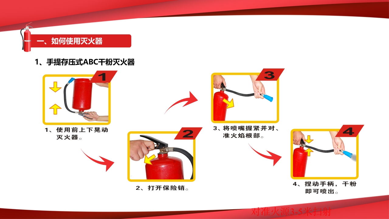 消防器材使用方法技能培训01