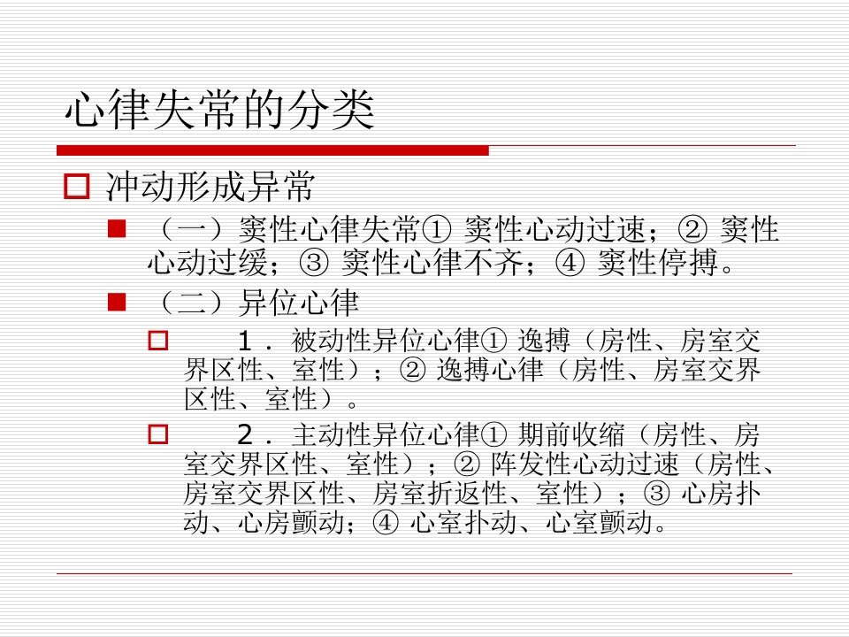 急诊班心律失常