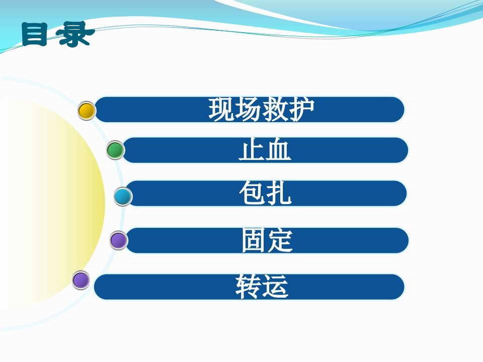 外伤急救包扎技术