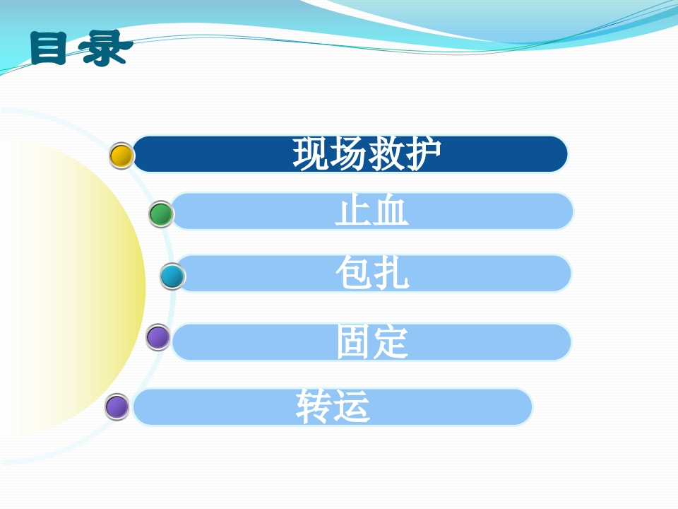 外伤急救包扎技术