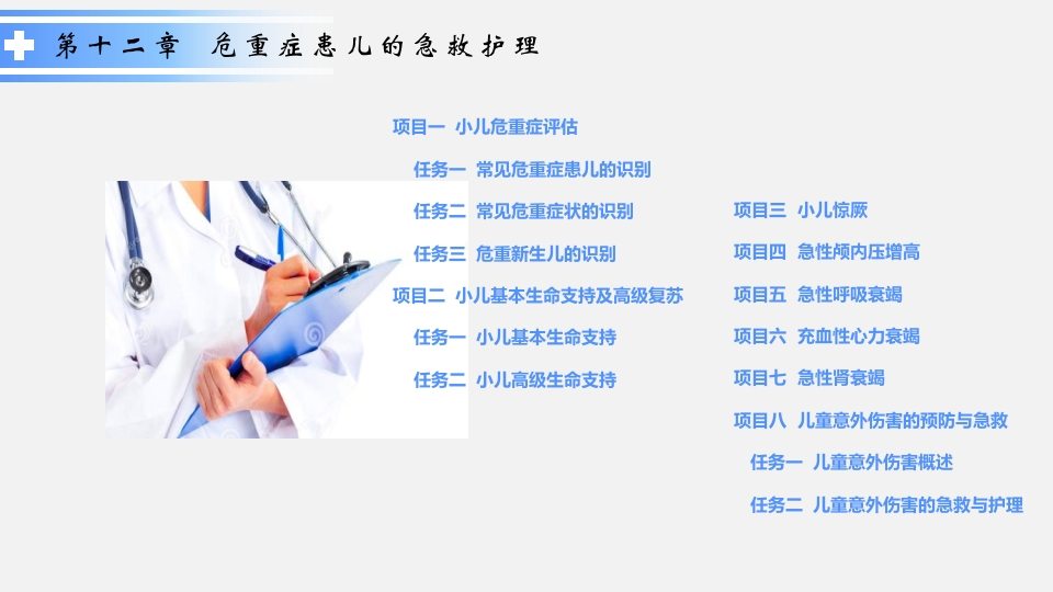 危重症患儿的急救护理