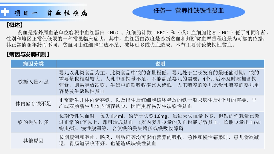 血液系统疾病患儿的护理