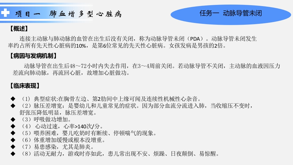 循环系统疾病患儿的护理
