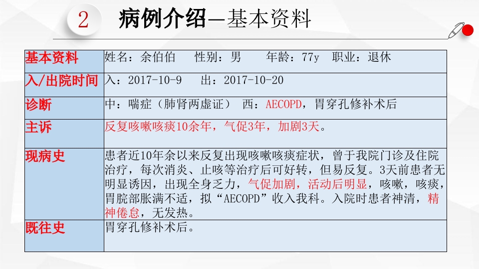 一例AECOPD患者肺康复指导的个案跟进