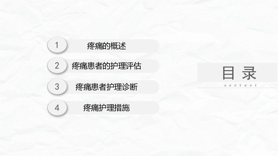 医疗疼痛护理培训