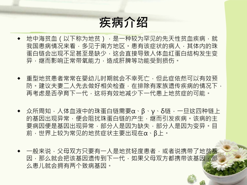 地中海贫血护理查房PPT
