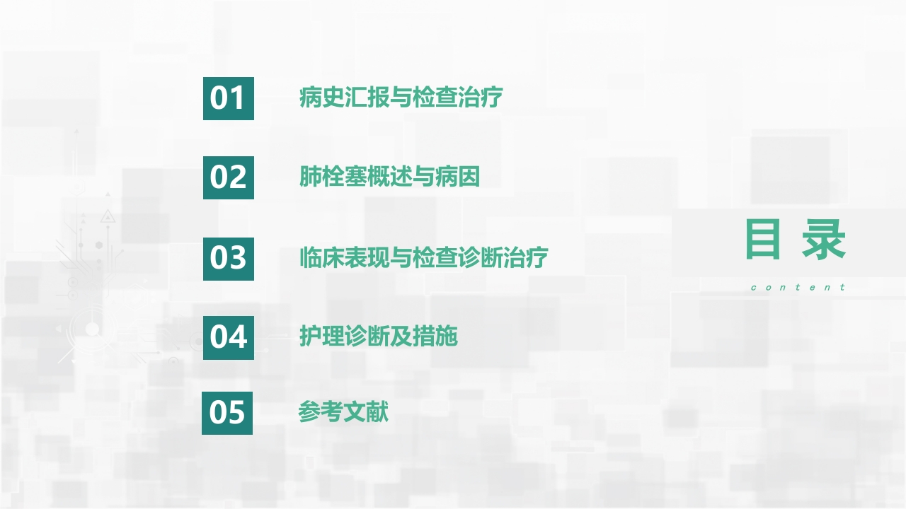 肺栓塞护理查房