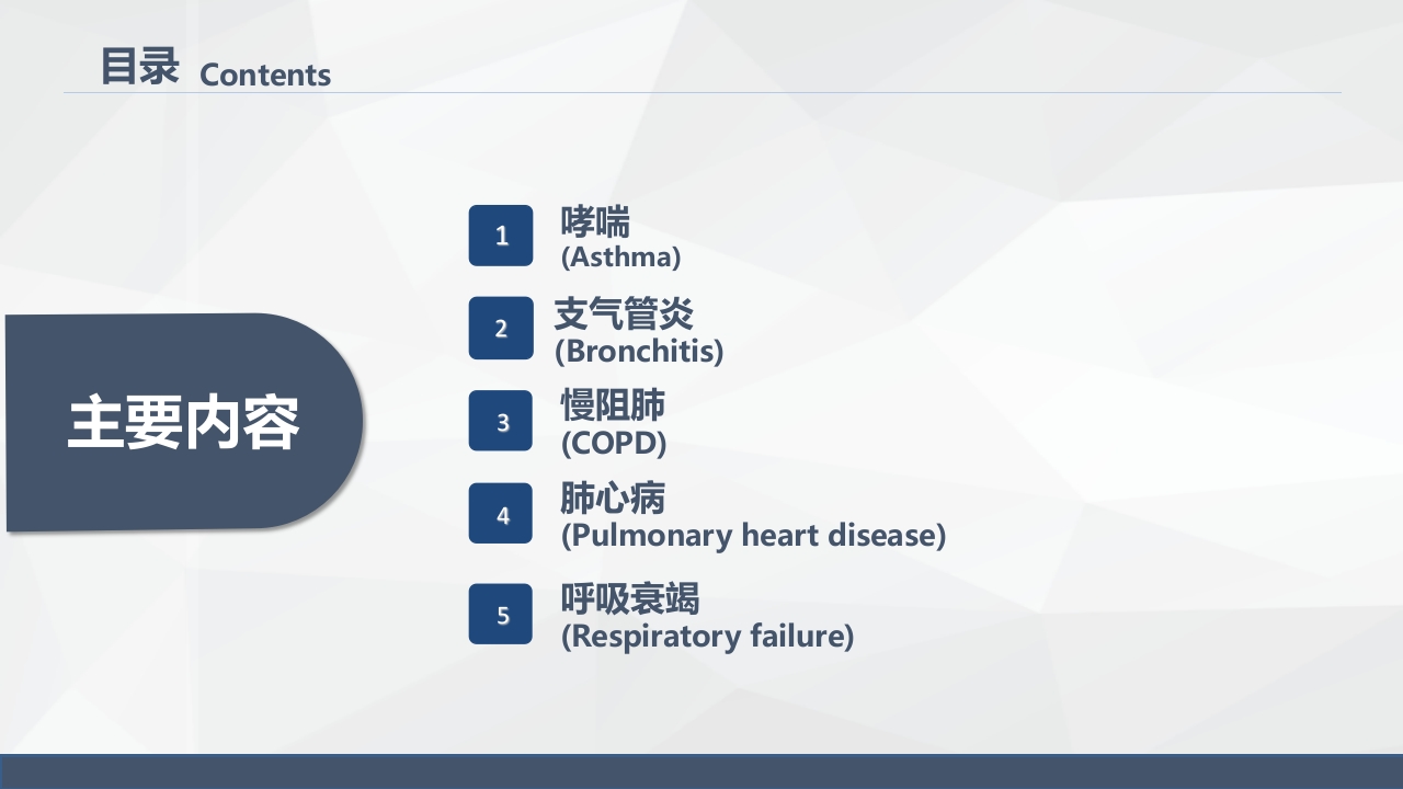 呼吸系统常见疾病的护理业务学习