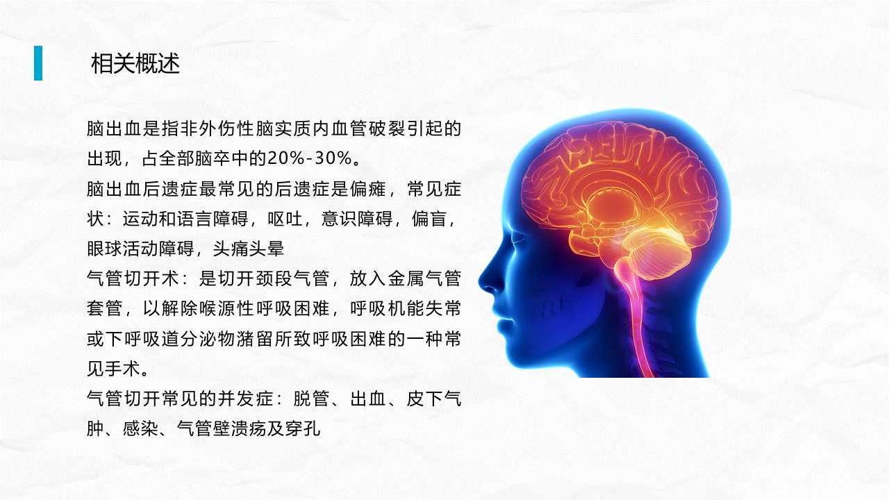 脑出血合并气管切开护理查房