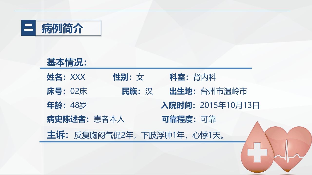 肾内科-肾病综合征的护理查房