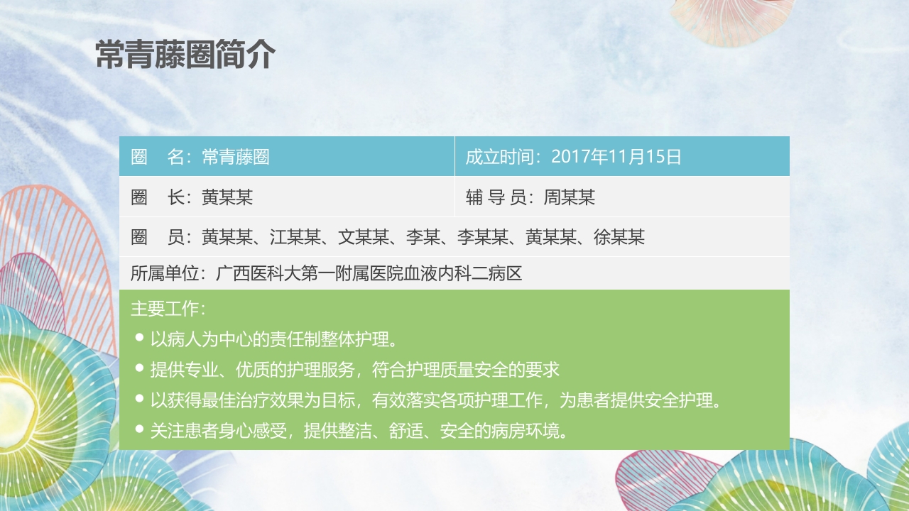 QCC活动成果汇报