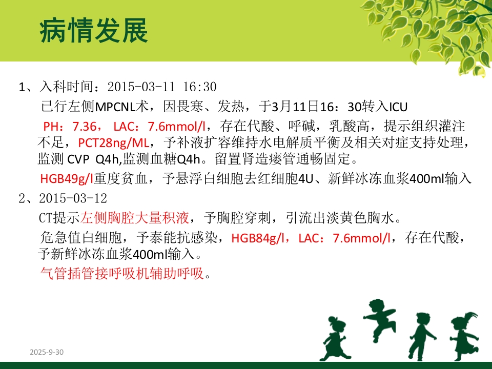 ICU3月脓毒血症护理查房