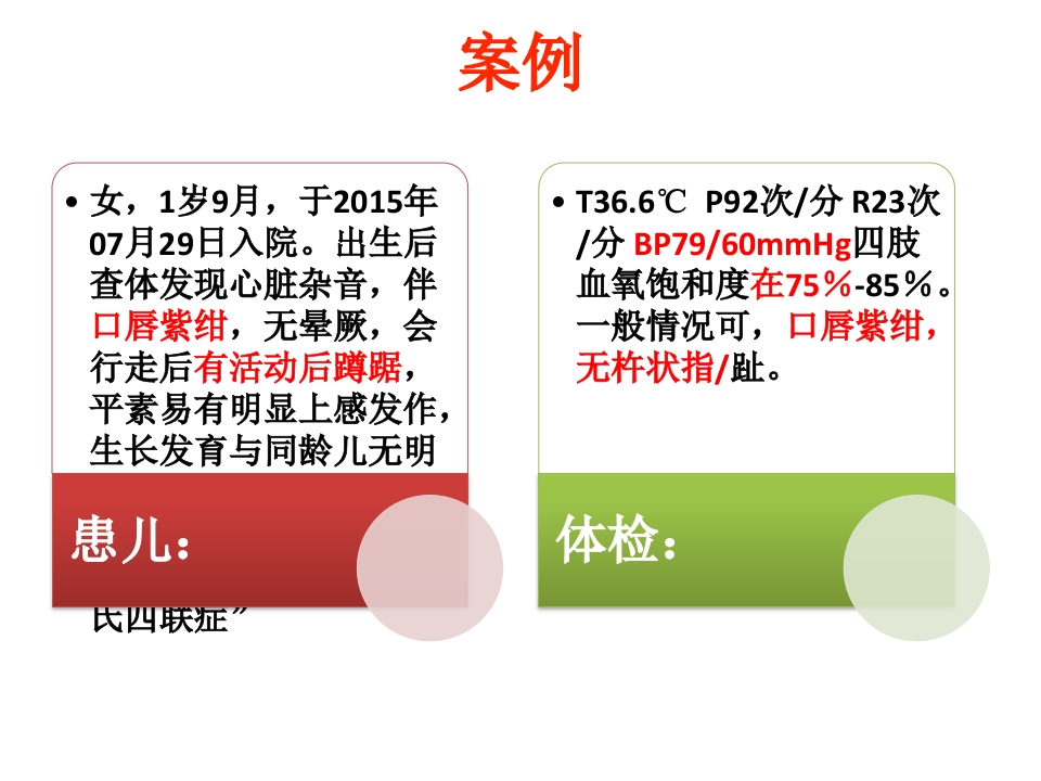心脏疾病外科术后患儿护理