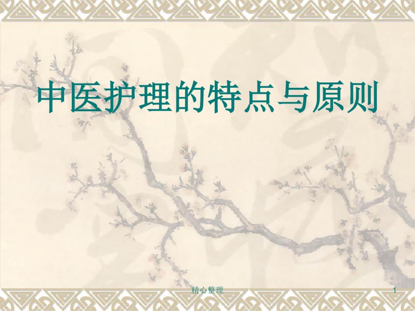 完整版中医护理的特点与原则.ppt