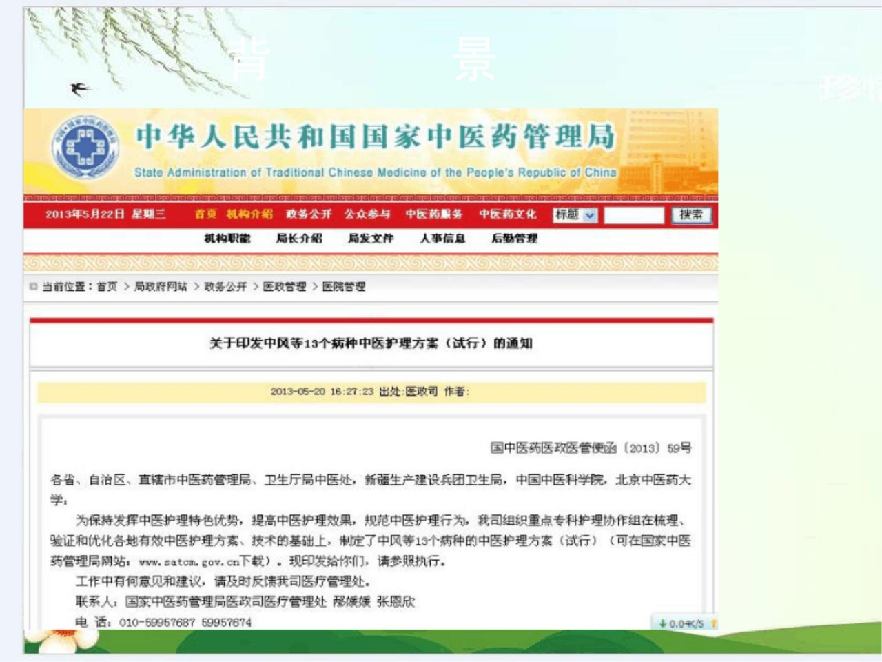 中医护理方案护理效果总结分析报告