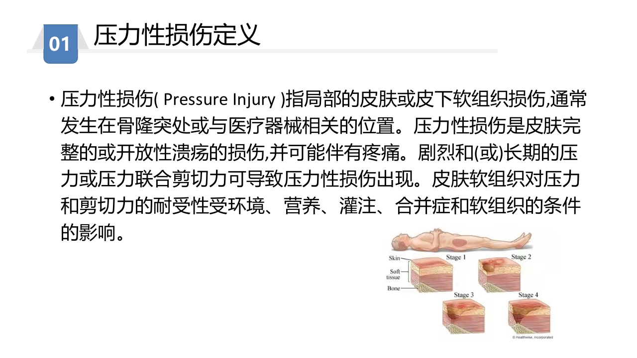 压力性损伤预防及护理