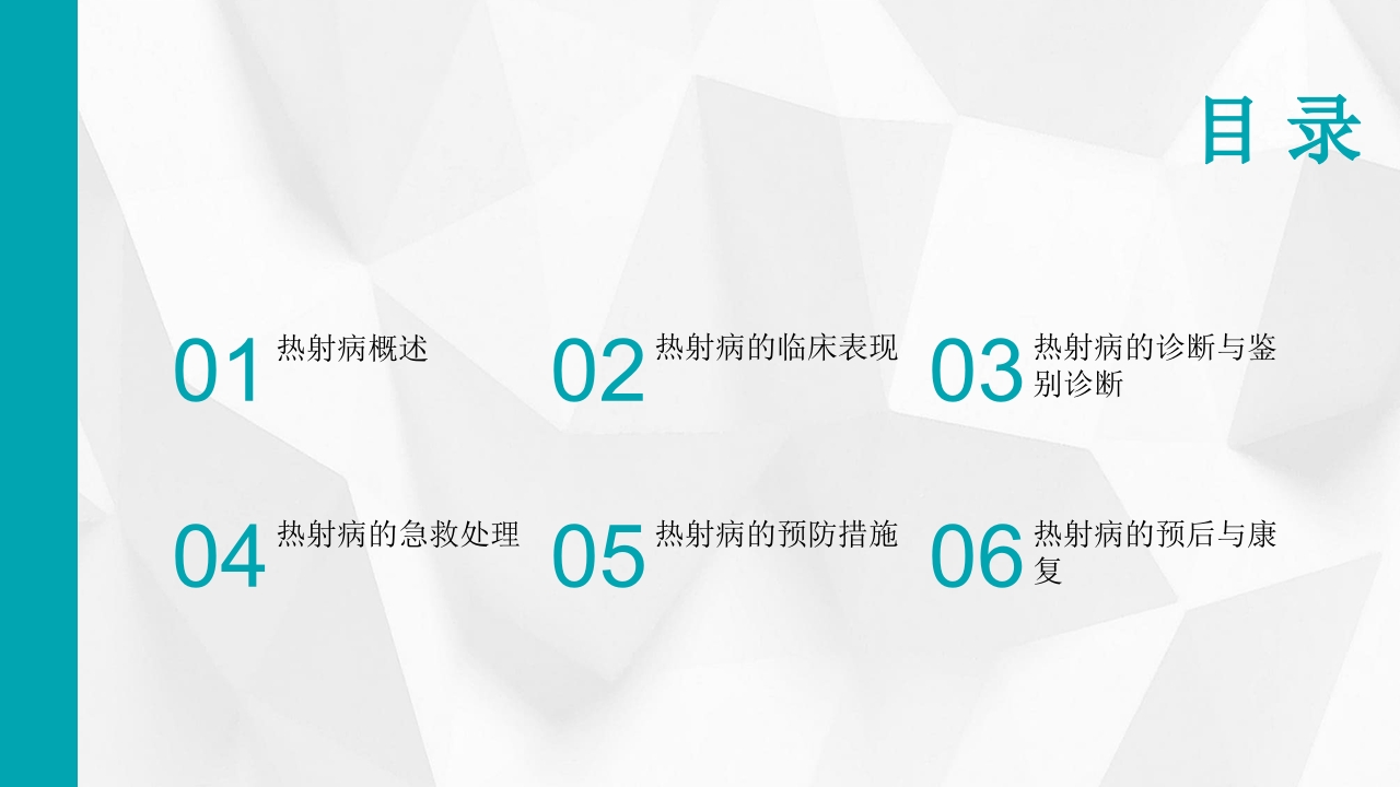 热射病的防治与急救课件2025