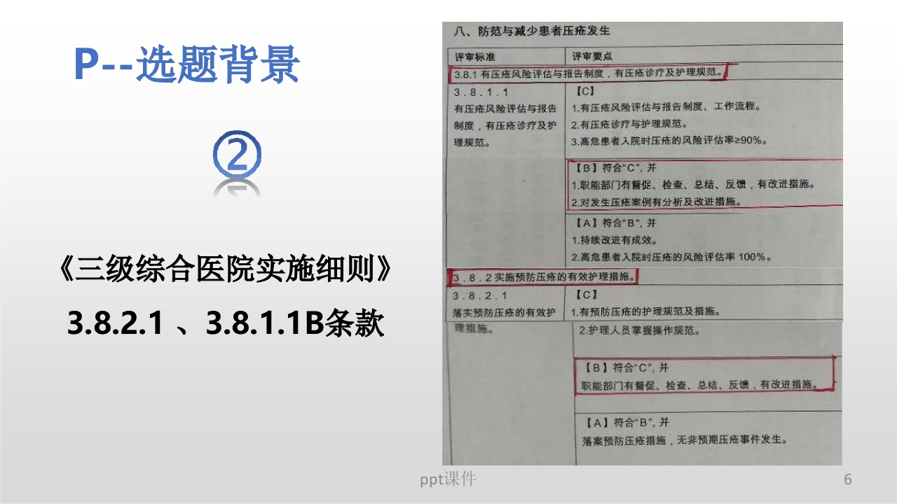 (护理部PDCA改进项目模版)降低住院患者压疮发生率